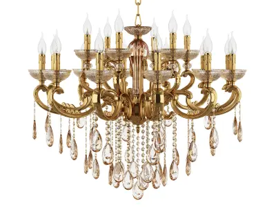 727182 Zar Osgona Chandelier 3D model