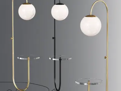 Bauhaus Floor Lamp 3D model