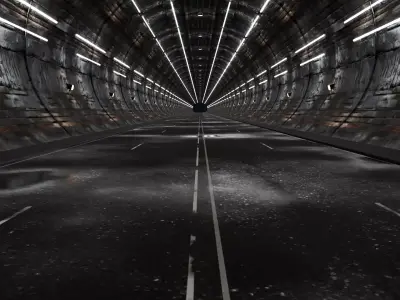 road tunnel 3D model