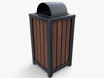 Trash can v3 3D model