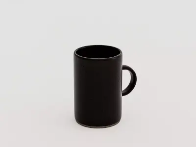 Geometric Coffee Cup Low-poly 3D model