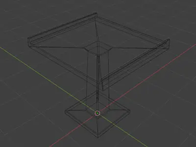 Road Asset Free low-poly 3D model