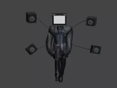 large tvman 3D model