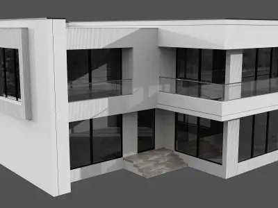 MODERN HOUSE NO24 A 3D model
