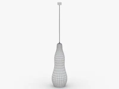 1502 - Hanging Lamp Low-poly 3D model