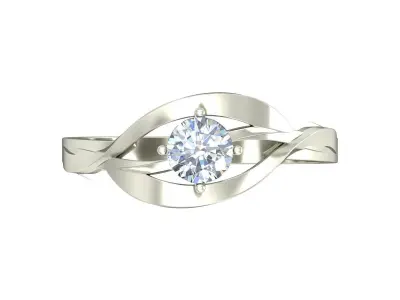 Women Ring  Render 3dm STL OBJ FBX Details 3D print model 331