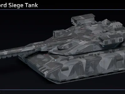 Scifi Tanks Collection 3D Model Pack