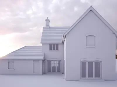 British House Bosc 4D 3D model