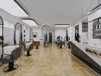 High-Detail Hair Treatment Styling Equipment 3D model