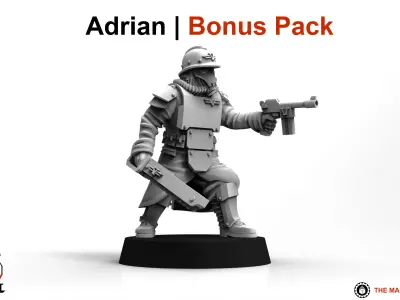Valour Korps - Shock Sergeant Heinrich 3D print model