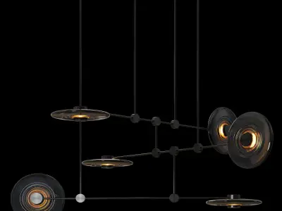 Radiant Mobile Chandelier 3D model