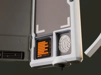 Portable Device Low-poly 3D model