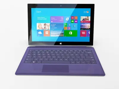 Microsoft Surface 2 3D model
