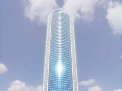Parametric Building 1b8 3D model