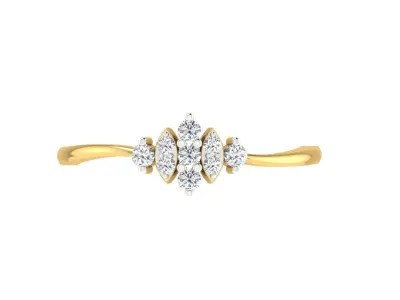 Women Ring  Render 3dm STL OBJ FBX Details 3D print model 209