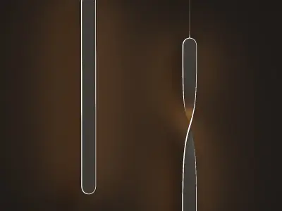 Stix pendant light 3D model