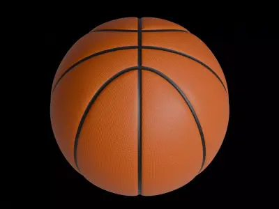 Classic basketball 3D model