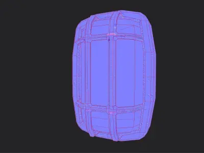 Industrial Workshop Lamp - Hardware Lighting Low-poly 3D model