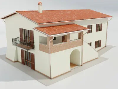 Italian Country House 3D model