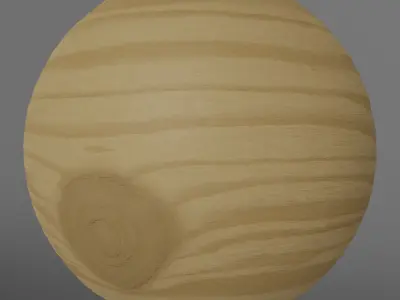 Seamless PBR Wood - Maple Dark 003 Texture