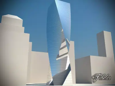 Building 16 Low-poly 3D model