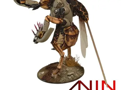 Insectoid Auxiliary Team 3D print model