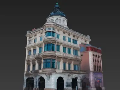 Exquisite Old Building 1910 to 1920s  3D model