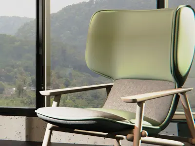 Lobby scene 3D model