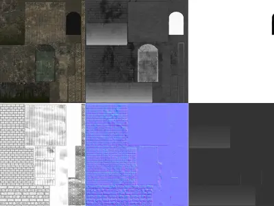 Castle Low-poly 3D model