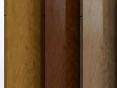 Aspen wood with 5 materials Texture