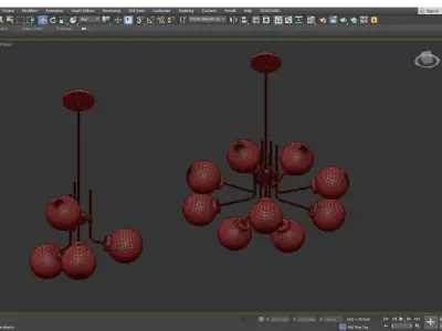 PARSONS CHANDELIER Low-poly 3D model