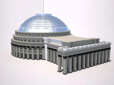 Novosibirsk Opera and Ballet Theatre 3D model