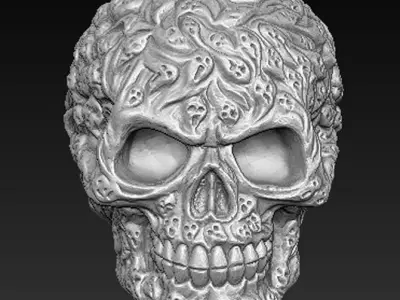 Fear Skull 3D model 3D print model