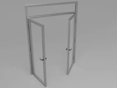 detailed doors and windows set and more 3D model