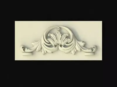 dekor ornate corbel 3D model purchase