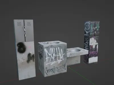 City Props 02 3D model