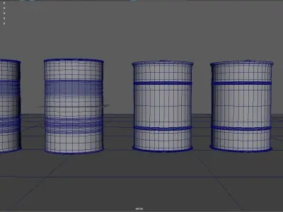Metal Barrel 3d model 3D model