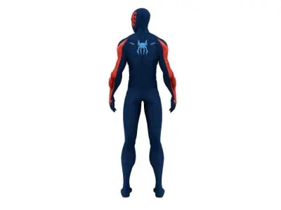 Spider-man 2099 Low-poly 3D model