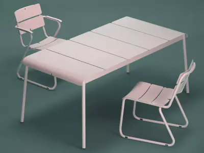 Corail Dining Tables 3D model