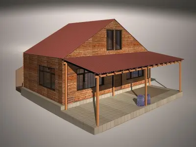 The Garden House - Cottage 3D model