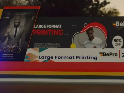 Banner format machine 3D model