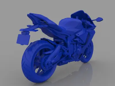 YAMAHA YZF - R1 3D MODEL CUSTOM READY PRINTING STL FILE 3D print model