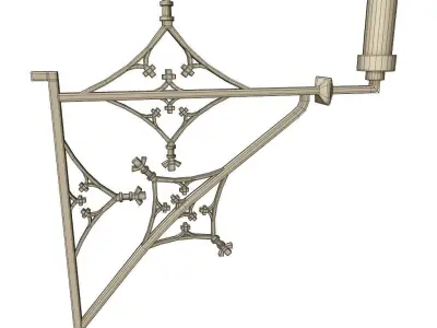 Candle stand 3D model 3D model