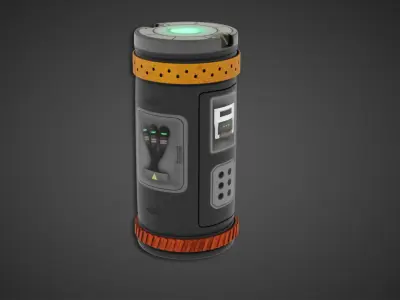 Sci fI Grenade 3D model