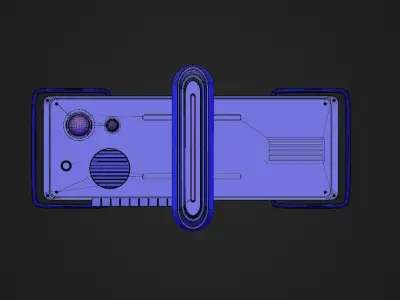 Baseline test Blade Runner 2049 concept computer 3D model