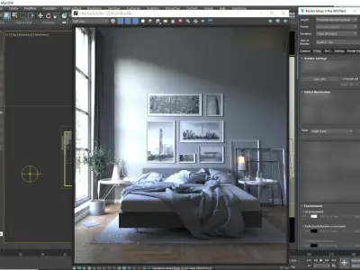 001 Vray Next Upgrade 3ds max Tutorial MP4 3D model