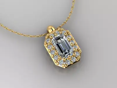 Pendant P183 3D Print Model 3D print model