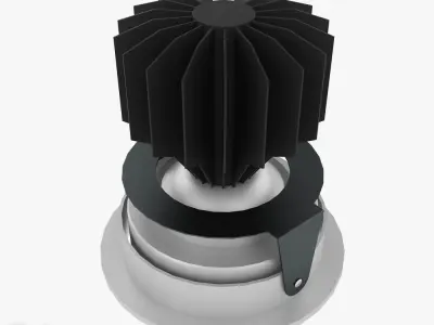 Zumtobel MICROS-C D95 LED recessed light 3D model