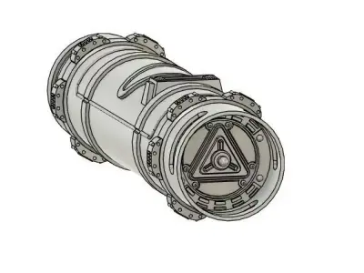 Coaxium Container 3D print model