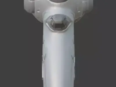 Futuristic Sci-Fi Field Scanner 3D Model Low-poly 3D model